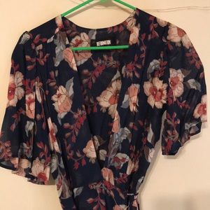 Reformation Guava Warp Dress in Minka floral